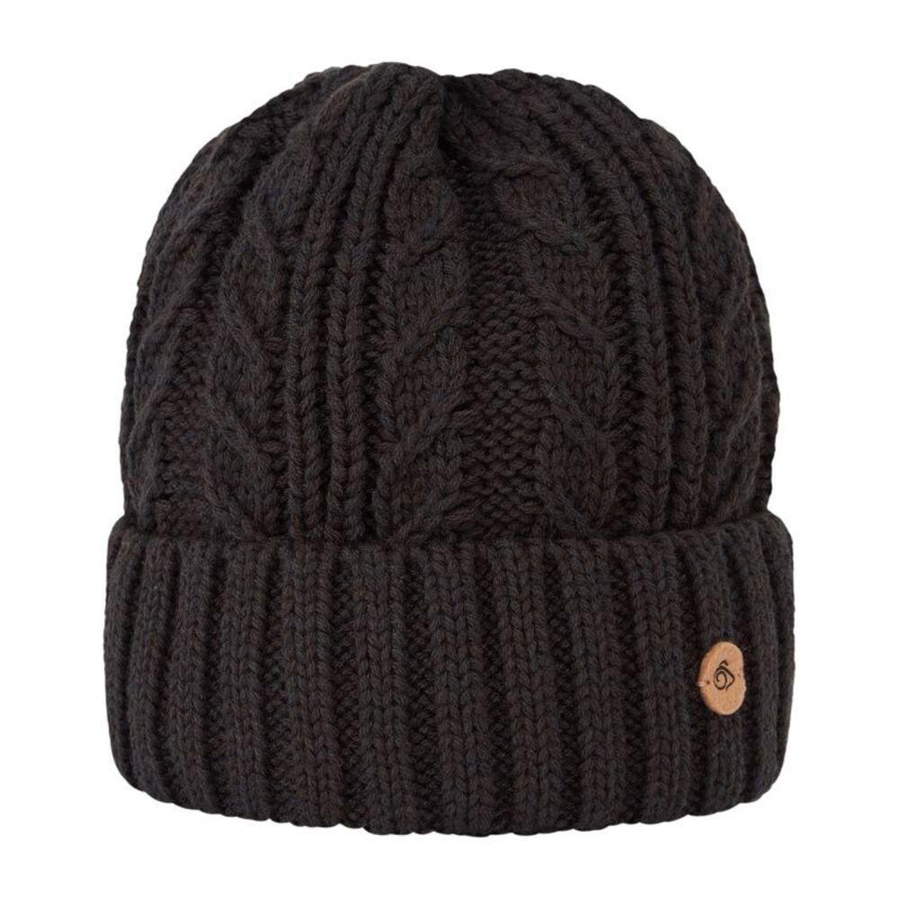 Craghoppers Womens/Ladies Brock Knitted Beanie / Black